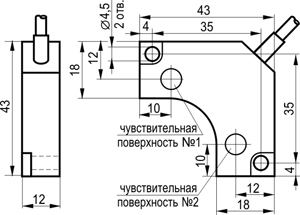 Габариты BK K1P-2,5-N